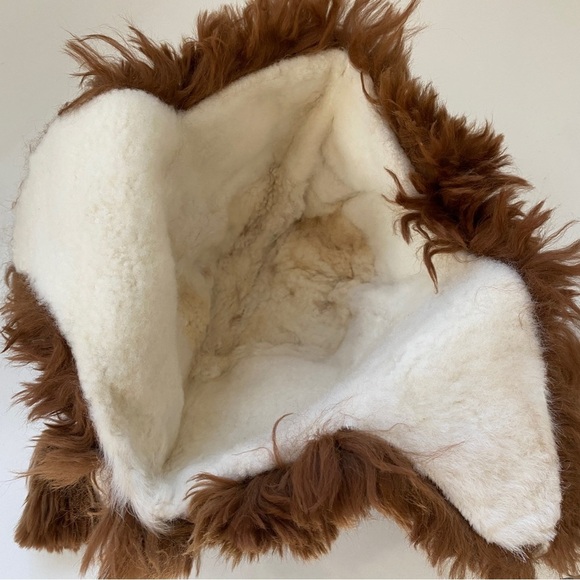 NEW 100% Alpaca brown trapper hat - Picture 7 of 9